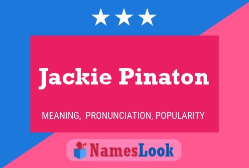 Poster del nome Jackie Pinaton