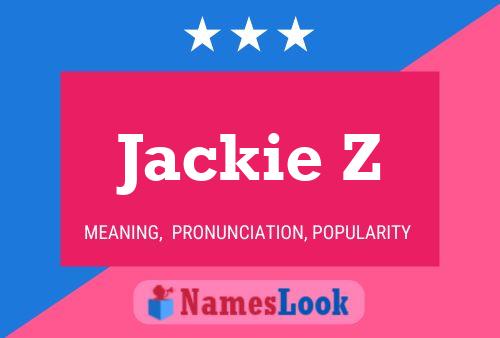 Poster del nome Jackie Z