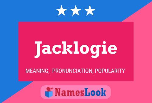 Poster del nome Jacklogie