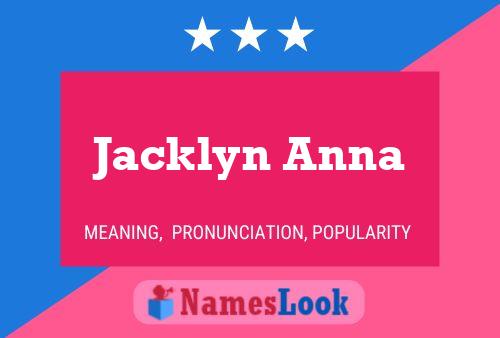 Poster del nome Jacklyn Anna