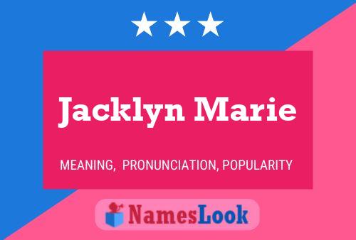 Poster del nome Jacklyn Marie