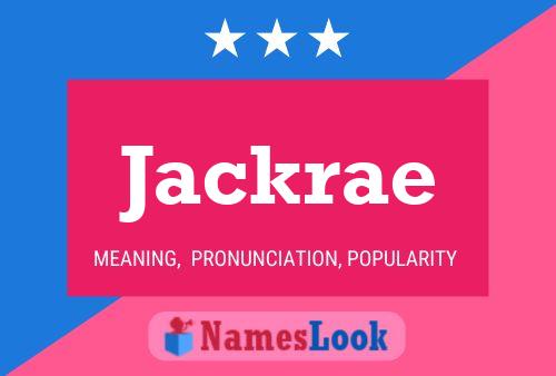 Poster del nome Jackrae