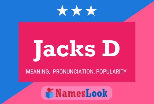 Poster del nome Jacks D