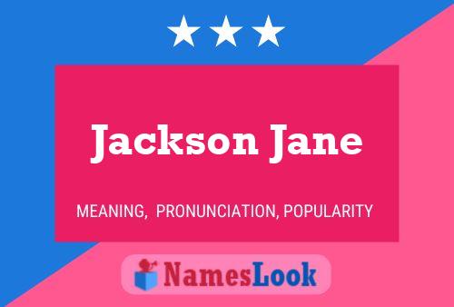 Poster del nome Jackson Jane