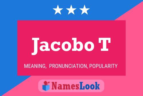 Poster del nome Jacobo T