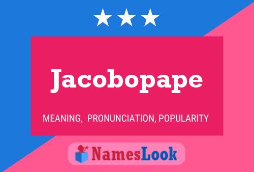 Poster del nome Jacobopape