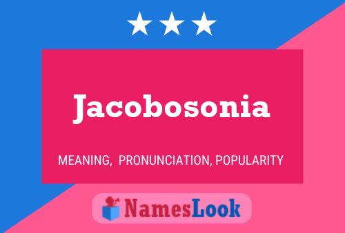 Poster del nome Jacobosonia