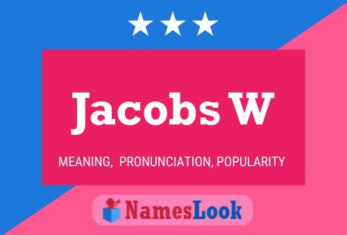 Poster del nome Jacobs W