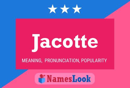 Poster del nome Jacotte