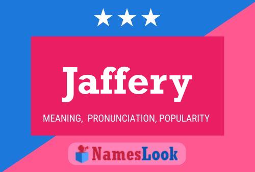 Poster del nome Jaffery