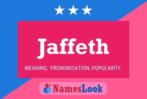 Poster del nome Jaffeth