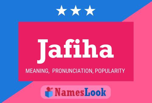 Poster del nome Jafiha