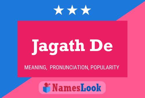 Poster del nome Jagath De