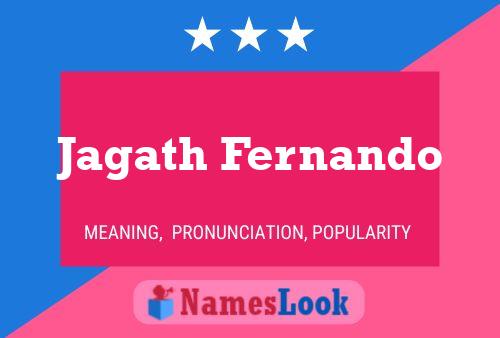 Poster del nome Jagath Fernando