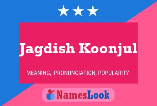 Poster del nome Jagdish Koonjul