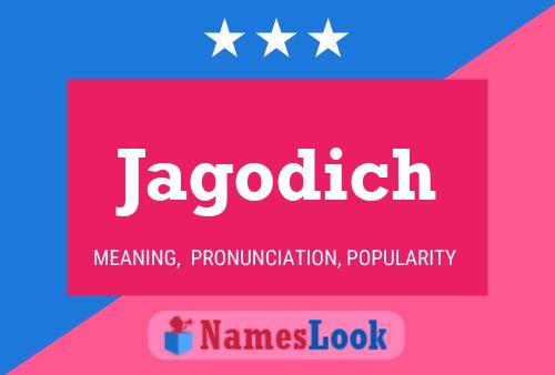 Poster del nome Jagodich