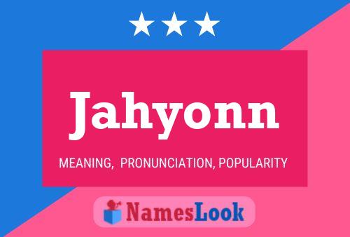 Poster del nome Jahyonn