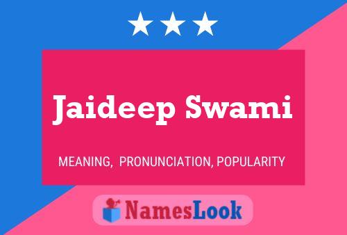 Poster del nome Jaideep Swami