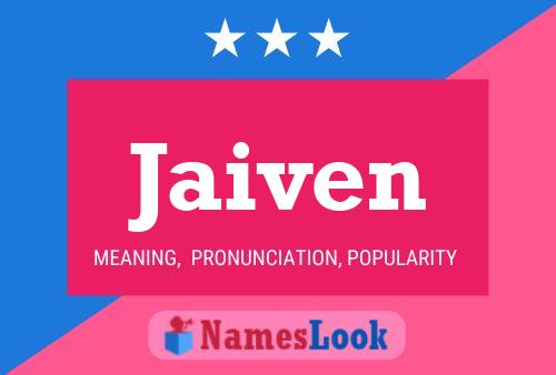 Poster del nome Jaiven