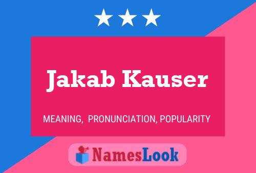 Poster del nome Jakab Kauser