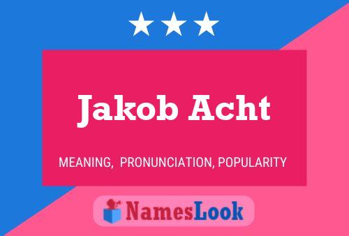 Poster del nome Jakob Acht