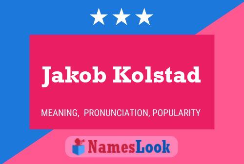 Poster del nome Jakob Kolstad