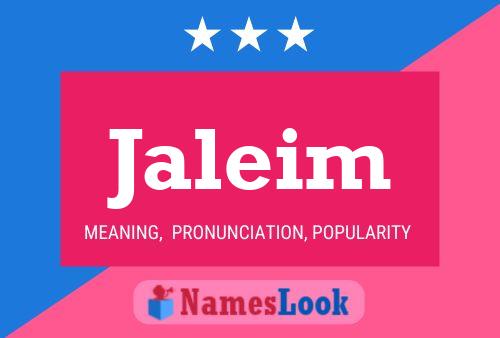 Poster del nome Jaleim