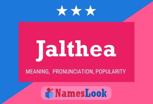 Poster del nome Jalthea