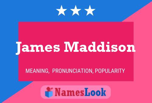 Poster del nome James Maddison