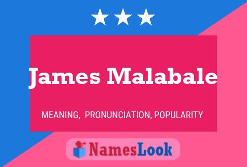 Poster del nome James Malabale