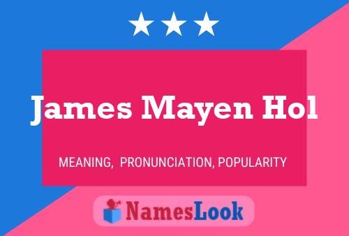 Poster del nome James Mayen Hol