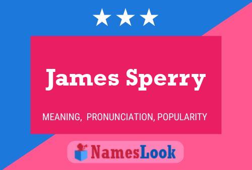 Poster del nome James Sperry