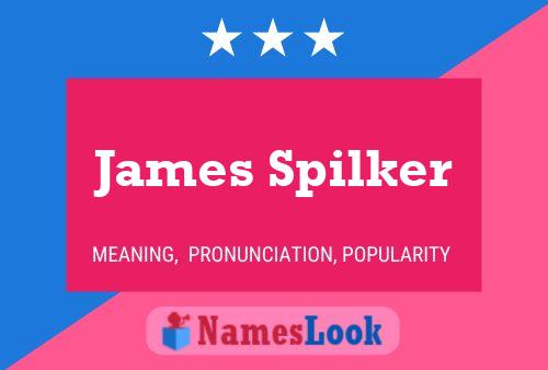 Poster del nome James Spilker