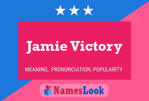 Poster del nome Jamie Victory