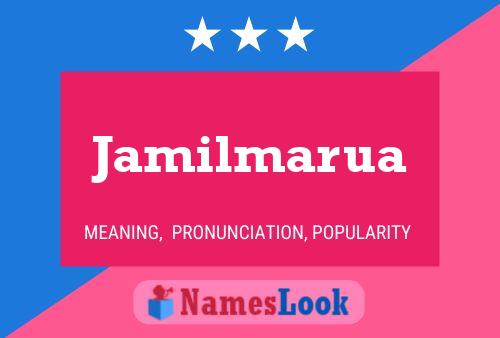 Poster del nome Jamilmarua