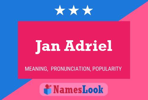 Poster del nome Jan Adriel