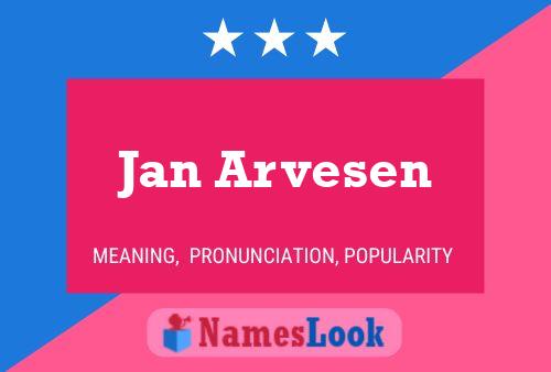 Poster del nome Jan Arvesen