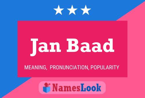 Poster del nome Jan Baad