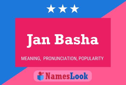 Poster del nome Jan Basha