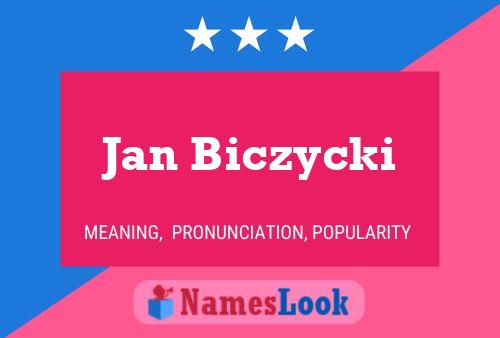 Poster del nome Jan Biczycki