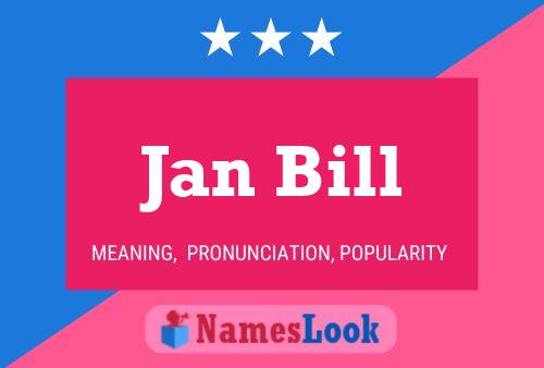 Poster del nome Jan Bill