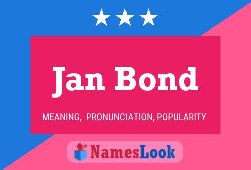 Poster del nome Jan Bond