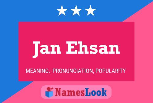 Poster del nome Jan Ehsan