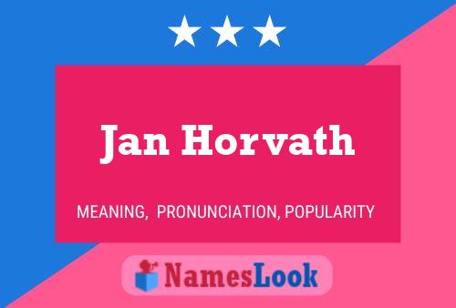 Poster del nome Jan Horvath