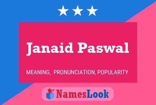 Poster del nome Janaid Paswal