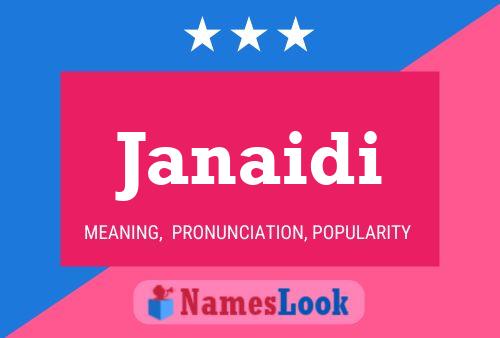 Poster del nome Janaidi