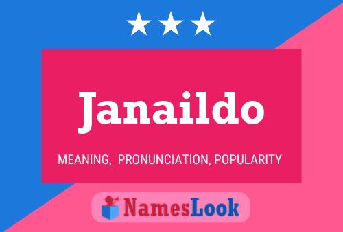 Poster del nome Janaildo