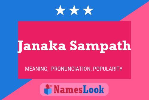 Poster del nome Janaka Sampath