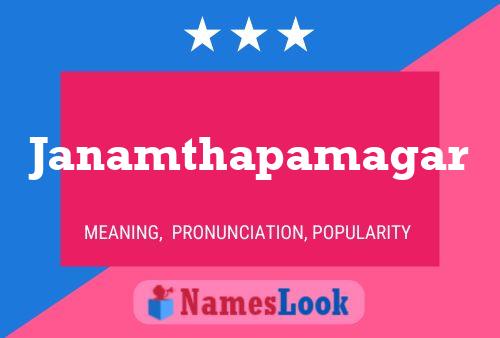 Poster del nome Janamthapamagar