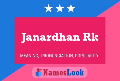 Poster del nome Janardhan Rk